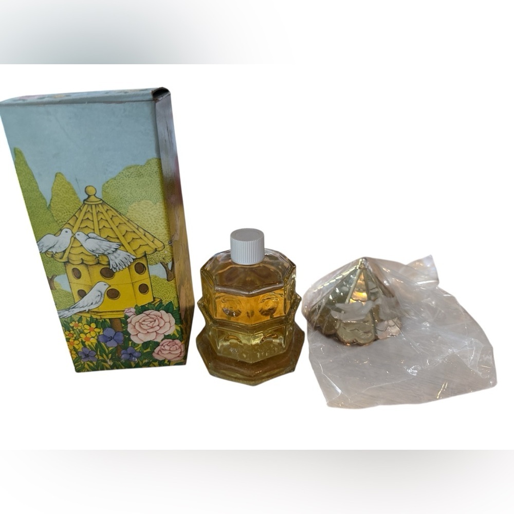 New Vintage Ladies Avon Dovecote Bird of Paradise Rose Cologne Perfume 4oz. USA